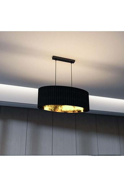 Ucandle Modern circular black pendant chandelier