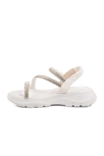 AYK'S White Lightweight Women's Sandals T-005 Z