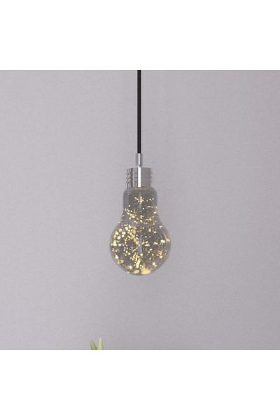 Ucandle Grey LED Glass Pendant Lamp