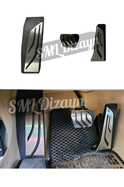 SML Dizayn BMW F30 Gaz Fren Pedal Seti Otomatik Vites Uyumlu 2012-2018