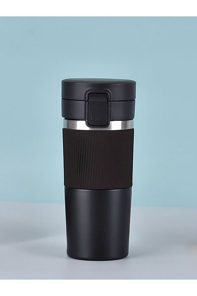 Weather Forecast Black 304 Steel - 380ml Cold and Hot Coffee Thermos Mug Cin908Sy