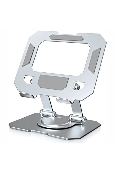 LUVLU Suport tableta rotativ, otel carbon, 4-14 inch, rotire 360°, inclinare ...