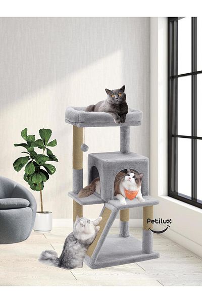 Petilux Decorative Cat Scratching House with Terrace