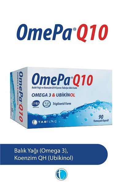 Omepa Q10 90 Soft Capsule Ubikinol Qh Fish Oil Omega 3