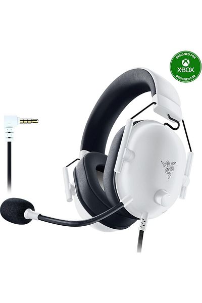 RAZER سماعة رأس Razer BlackShark V2 X للألعاب لأجهزة Xbox - بيضاء