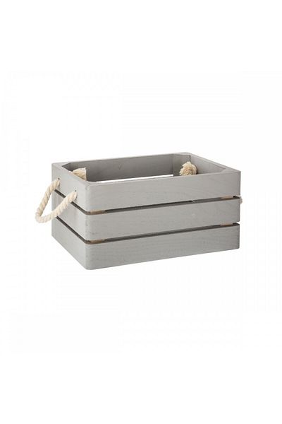 Atmosphera Créateur D'intérieur Set of 3 Amaury chests, wood, grey, 23.5 x 17 x H 11 cm, 29 x 21 x H 13 cm, 35 x 25 x H 15 cm