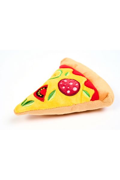 Famous Frenchie Jucarie pentru caini Pizza Paws, 15 cm