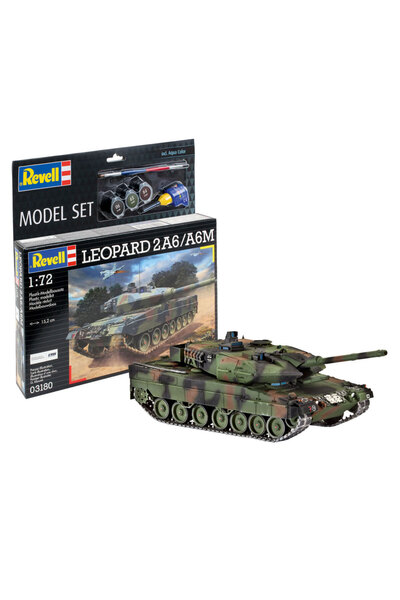 REVELL Model Set Askeri Leopard 2A6/A6M 63180