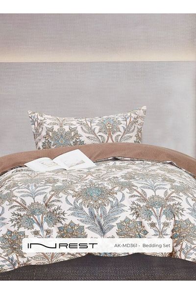 INREST طقم غطاء لحاف يوسمايت (بدون حشو) من الألياف الدقيقة 100% مقاس فردي 160 × 230 سم - قطعتان