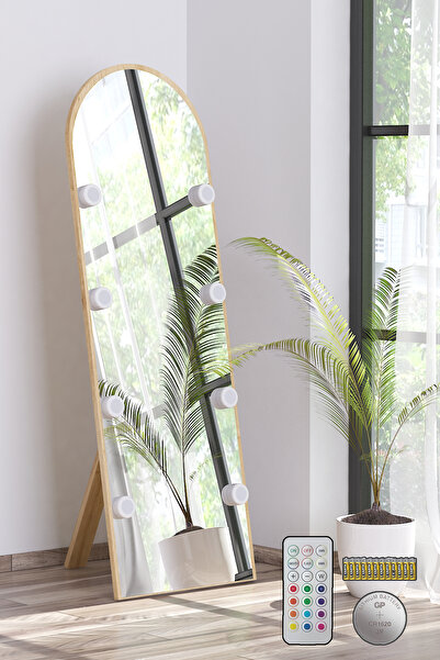 nysamo Meşe Antre Koridor Duvar Salon Banyo Wc Ofis Çocuk Yatak Odası Led Amp...