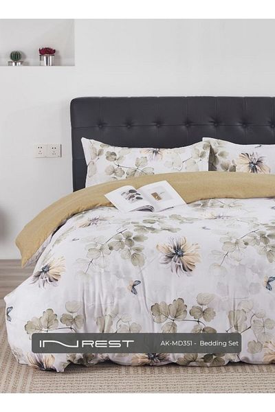 INREST Historic Duvet Cover Set (Without Filling) Microfiber 100% King Size 230x250 cm - 3 Pcs
