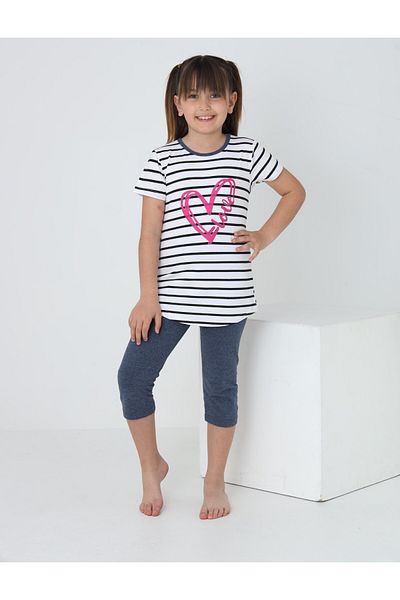 ERTA GOLD Girl's Summer Capri Suit