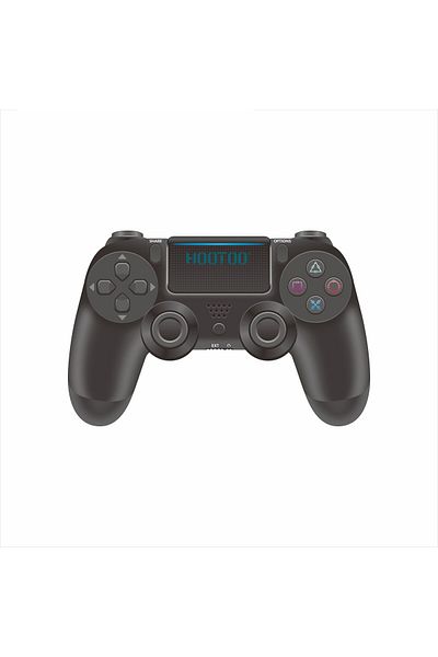 MOOGMAX HOTO PlayStation 4 Controller - Wireless with Built-in Battery, Microphone, and Headphone Jack, Compatible with Phones via Bluetooth
