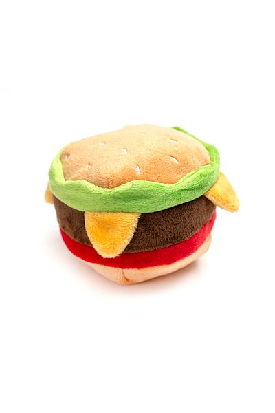 Famous Frenchie Jucarie pentru caini Burger Buddy, 12 cm