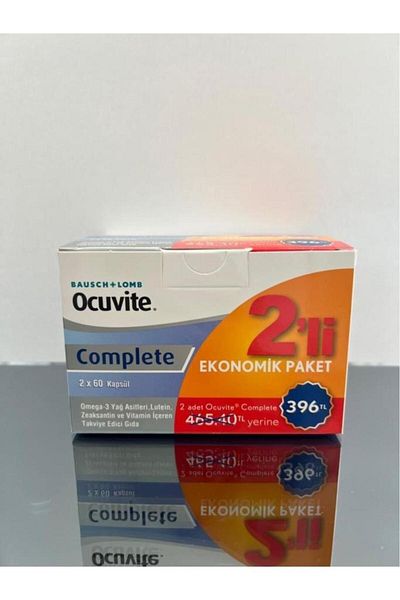 Ocuvite Bausch Lomb Complete 2 Pack - 60 Capsules