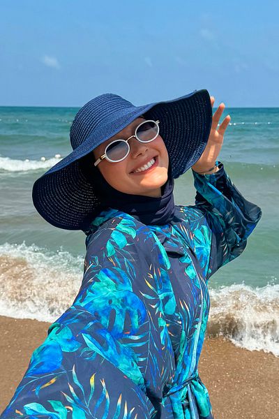 Remsa Mayo Straw Hat Rş-64 Navy Blue
