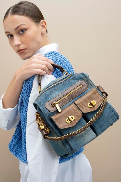 Matthew Cox GEANTĂ DE MÂNĂ MATTHEWCOX PENTRU FEMEI BYN2276 ALBASTRU ÎNCHIS