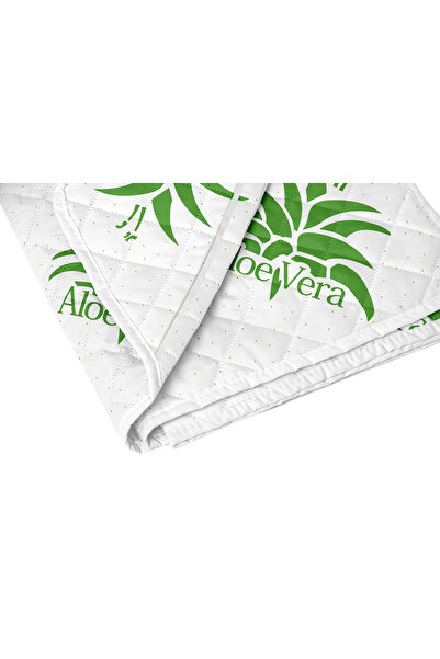 NufJoy Aloe Vera mattress protector, 160x200 cm, ultrasonic quilted microfiber