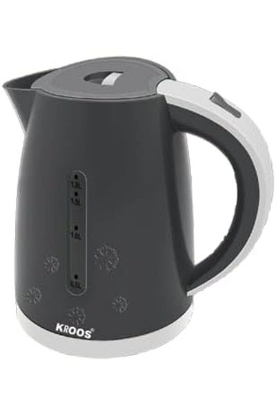 Kroos Electric Glass Kettle 1500W by KROOS | BPA-Free Hot Water Kettle | Automatic Shut-Off & Dry Boil Pro