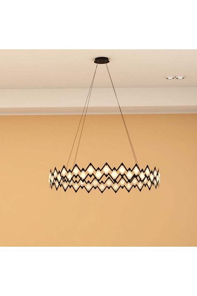 Ucandle Modern LED Zigzag Ceiling Chandelier
