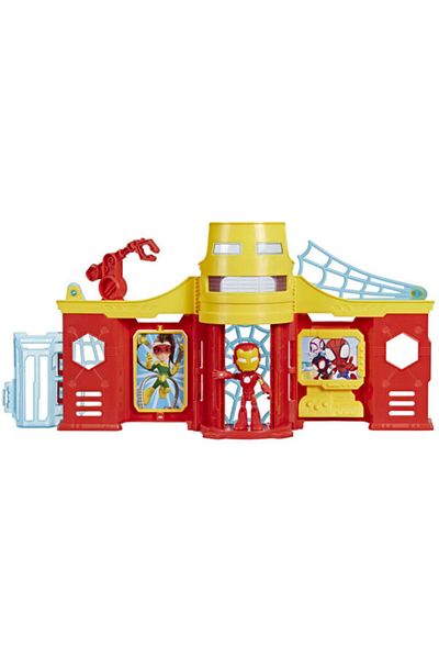 Hasbro Spidey and his Amazing Friends Playset - Iron Man's Tower and Iron Man Figure