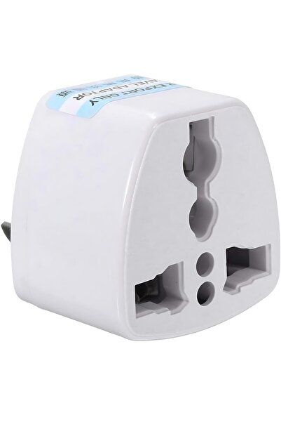 SpeedUF Avustralya Topraklı Priz Dönüştürücü – Universal Adaptör, Beyaz, Tak-Çalıştır