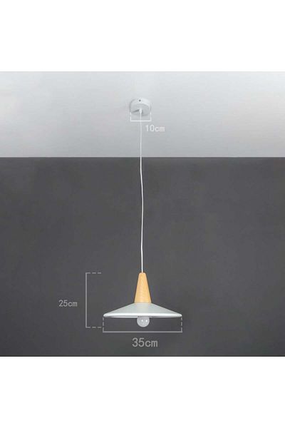 Ucandle Single white pendant light