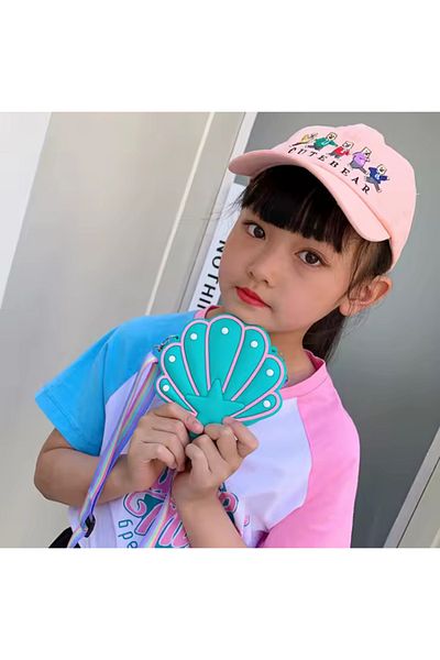 synshop Seashell Water Green Oyster Pearl Star Sanrio Silicone Purse Wallet Women Teenage Girls Children Baby