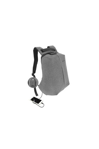 TELLUR Rucsac antifurt V2 pentru laptop, cu port USB, 15,6", gri