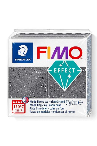 Bafimo FIMO Effect Modeling Clay 57g Stone Granite Grey