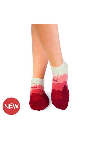 Pirin Hill Short Socks Made of Fine Cotton Fbor Burgundy