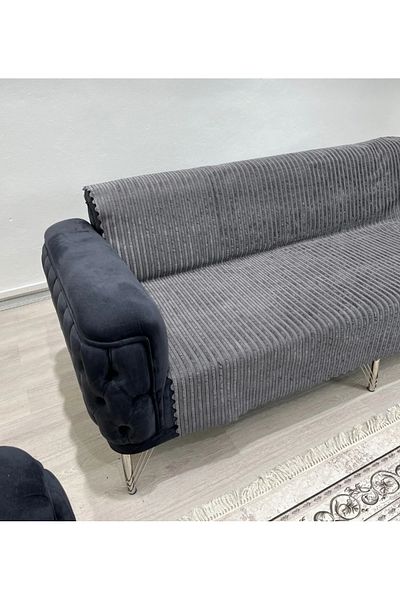 dyg home Sponge Sofa Bed Cover Velvet Seat Case Couch Cover Non-Slip Base