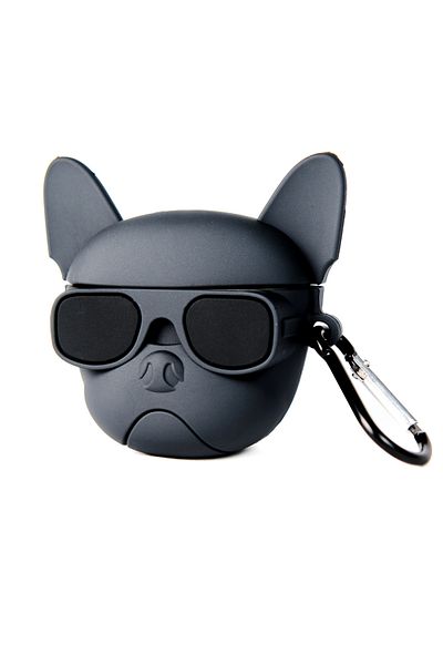 Famous Frenchie AirPods 3 protective case, black