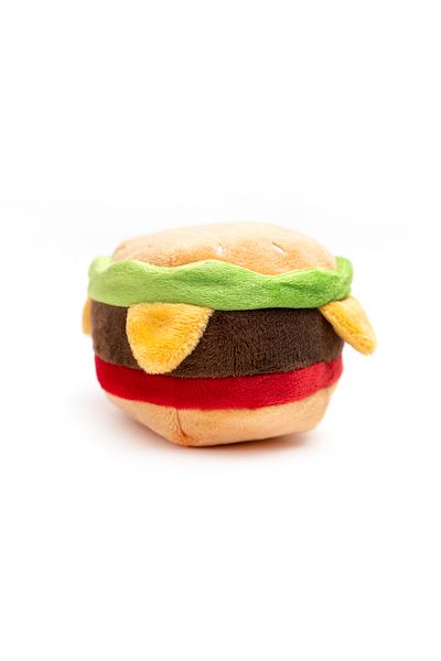 Famous Frenchie Jucarie pentru caini Burger Buddy, 12 cm