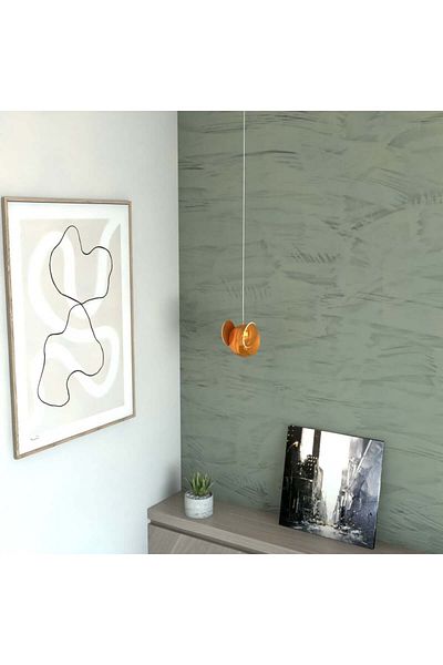 Ucandle Single golden pendant chandelier