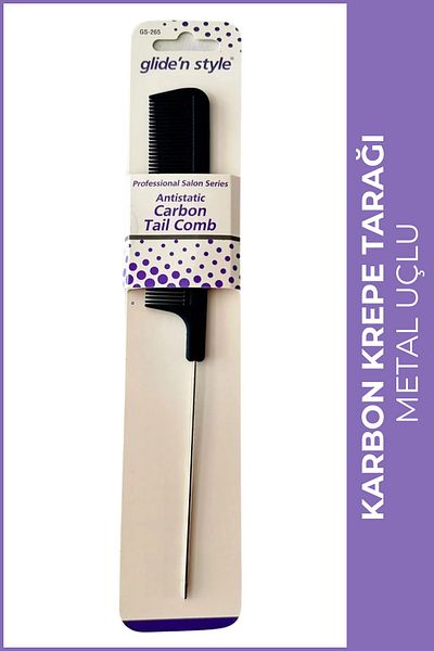 Glide'n Style Glide N Style - Antistatic Carbon Crepe Metal Tip Tar