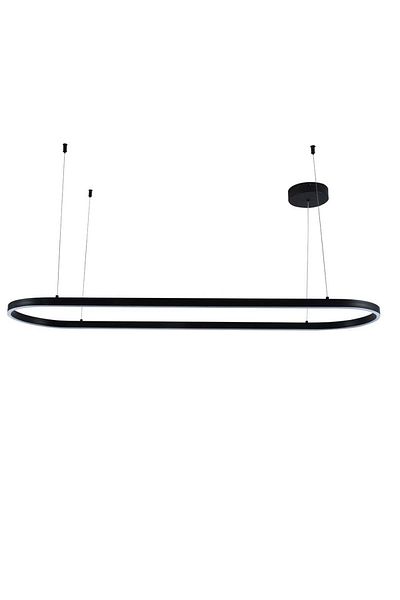 Ucandle Modern Oval Pendant Light - Black 30W