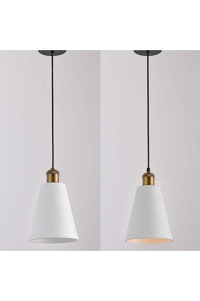 Ucandle White color hanger with golden elbow