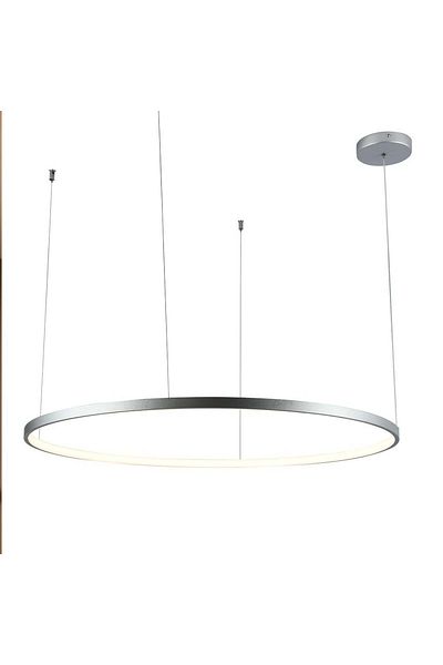 Ucandle Silver Round LED Pendant Chandelier - 100 cm Diameter