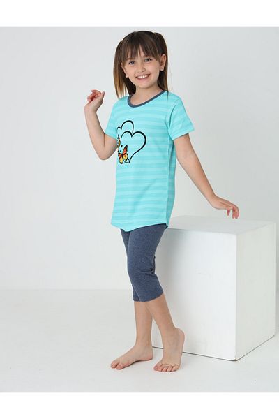 ERTA GOLD Girl's Summer Capri Suit