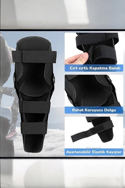 MotoGoril Motosiklet Dizliği Mafsallı Dizlik Bisiklet, Kaykay Scooter Uyumlu
