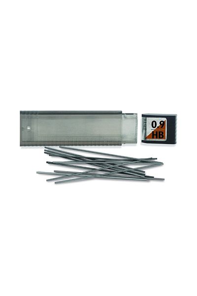 Tombow Min Mono Leaf 0.9mm Hb Pencil Tip, Black, Box of 12 Tips, Durable
