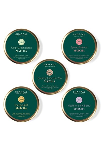 Chappal Daily Wellness Matcha Set – 5’li Özel Karışım