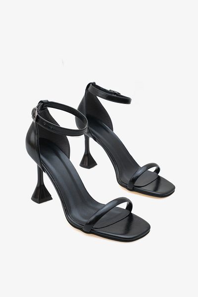LOJO Women's Strappy Casual Heeled Shoes Lorves