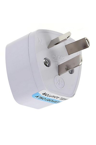 SpeedUF Australian Grounded Socket Converter – Universal Adapter, White, Plug-And-Play