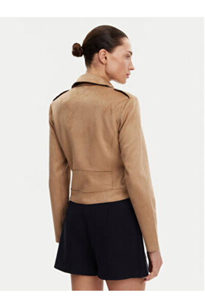 Morgan Jachetă din piele ecologică pentru femei 241-GOUSMI bej