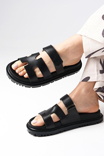 Mio Gusto Papuci de vară pentru femei Arden Black Color