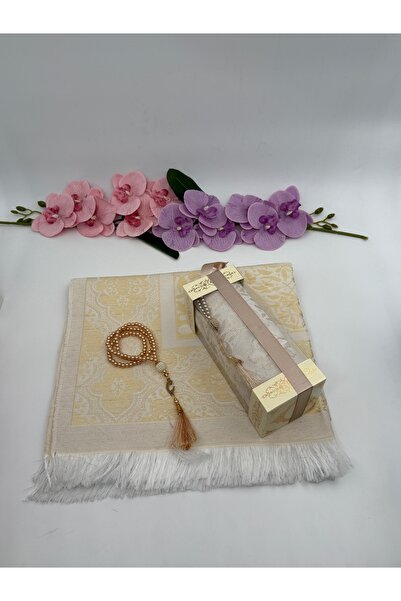 Uğurlu Hac Set lung de rugăciune din acetat cu mătănii