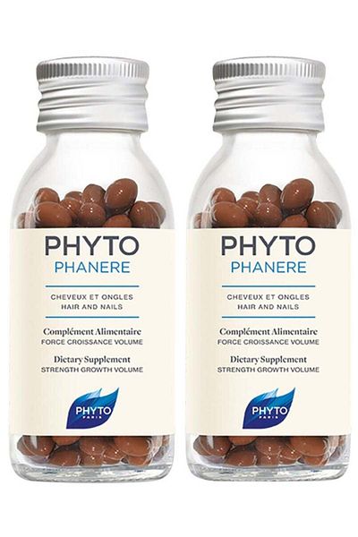 Phyto Hair Vitamins To Enhance Hair Shine and Strength - 120 Capsules Pack of 2