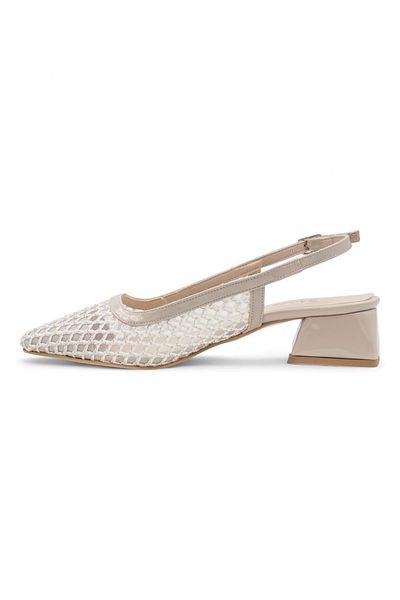 Berk Net Low Heel Evening Dress